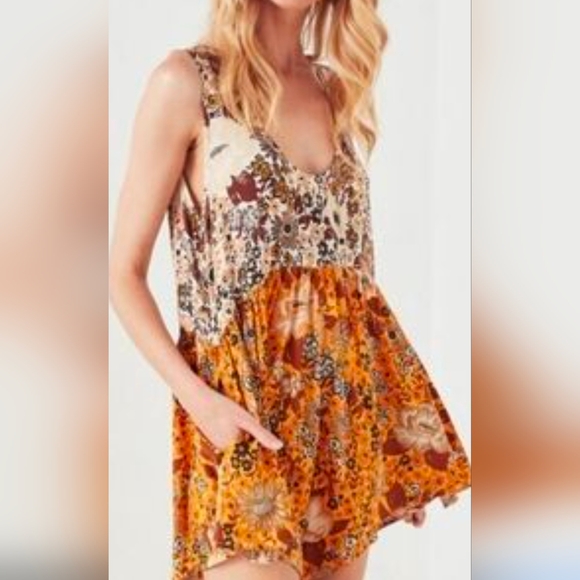 Spell Pants - Spell and the Gypsy Desert Daisy mustard Romper XL
